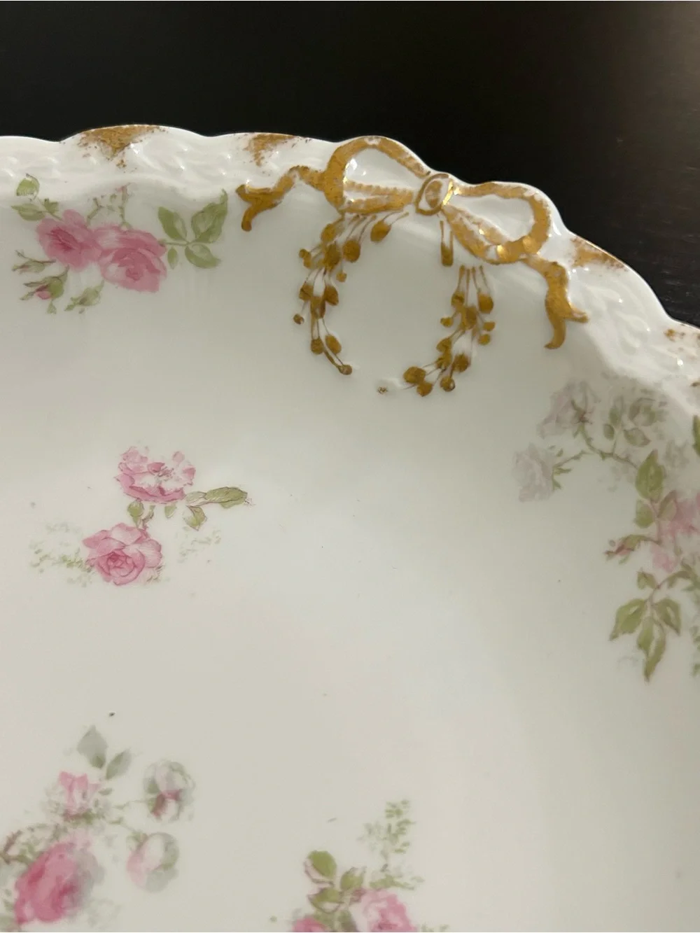 🔻🔻🔻sale Vintage Haviland Limoges Fine China Serving Bowl